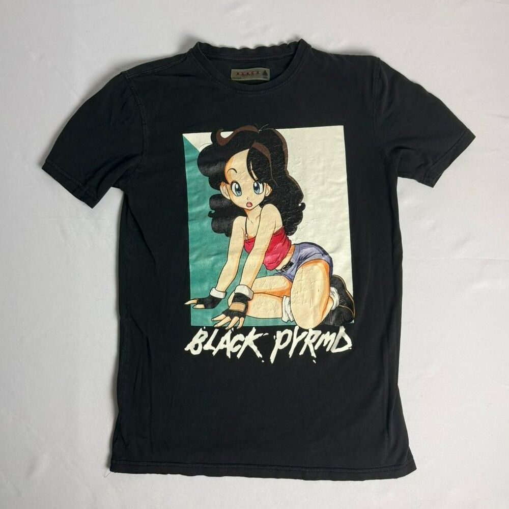 Black Pyramid Anime Dragon Ball Lunch T-Shirt - M